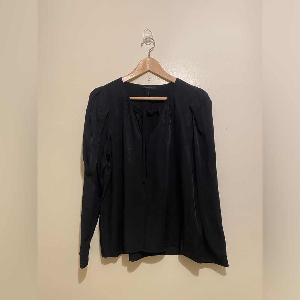 BOBI BLACK LOS ANGELES Elegant Black Women's Top. Size M